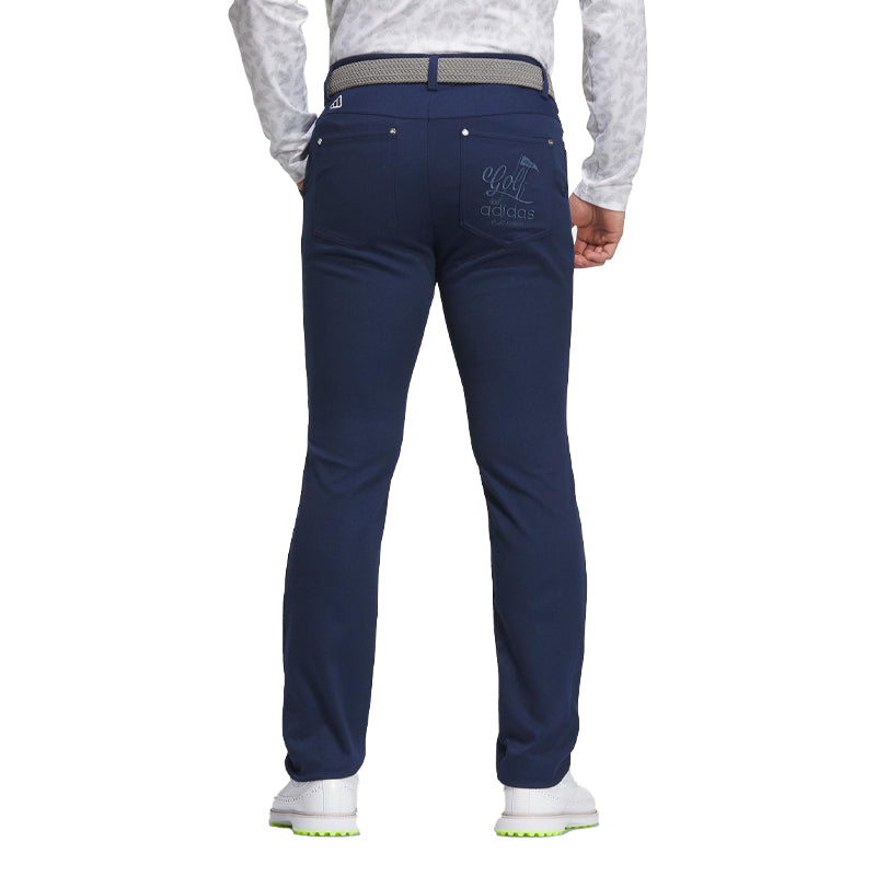 ADIDAS Play Green Logo Men's Pants (College Navy)