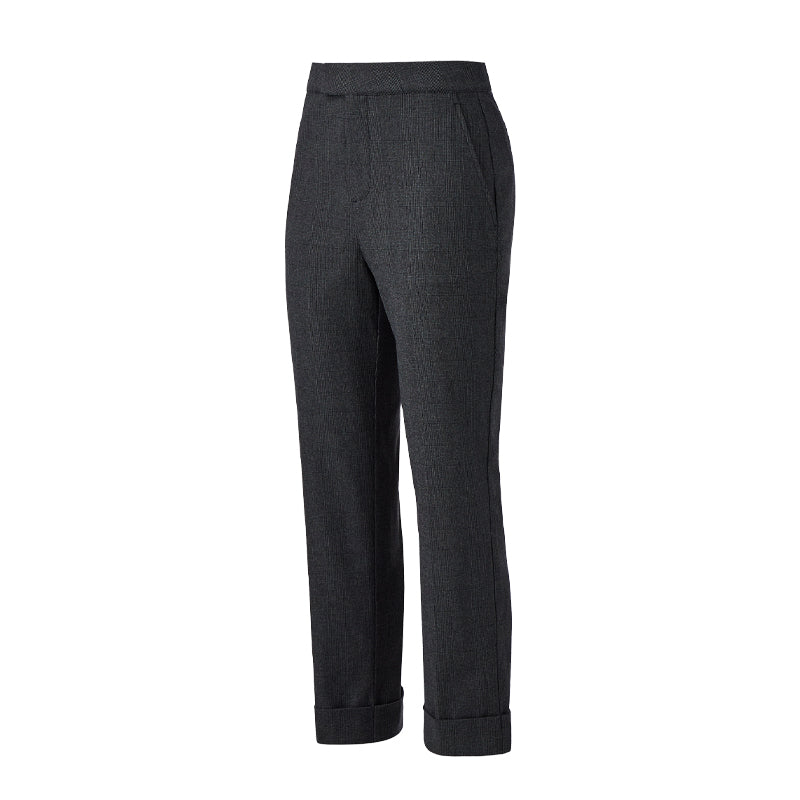 GFORE Cuffed Glen Plaid Stretch Women’s Pants (Grey)