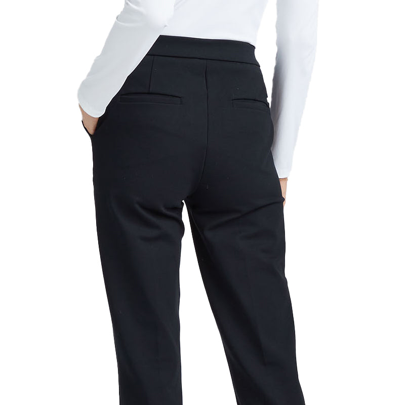 GFORE Double Knit Cigarette Leg High Rise Stretch Women's Pants (Onyx)