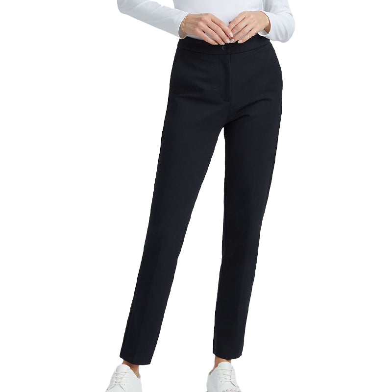 GFORE Double Knit Cigarette Leg High Rise Stretch Women's Pants (Onyx)