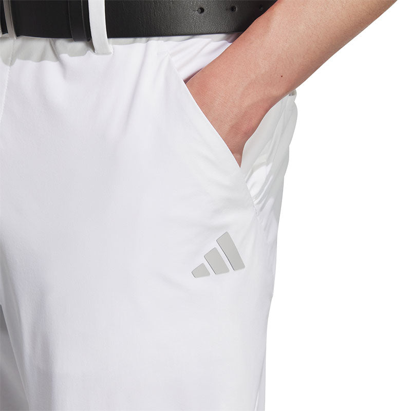 ADIDAS 3-Stripes Men's Ankle-Length Pants (White)