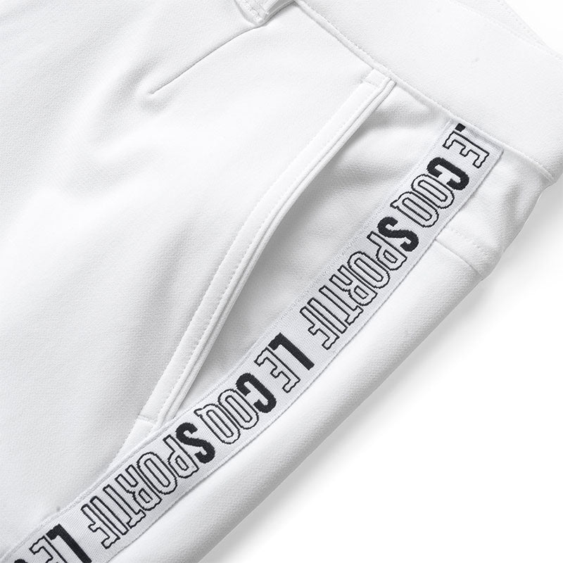LE COQ SPORTIF GOLF Twill Men's Tapered Pants (White)