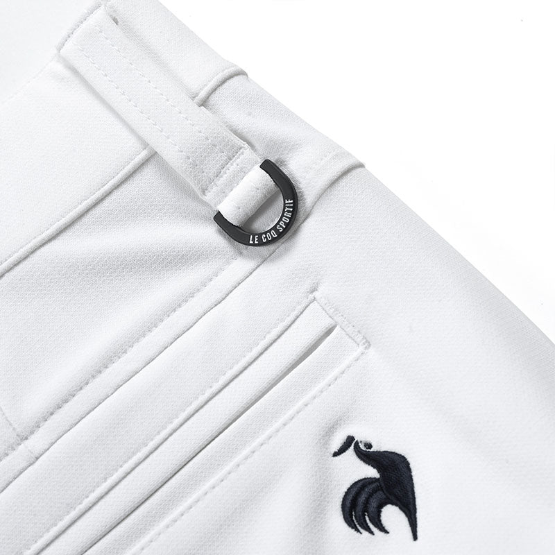 LE COQ SPORTIF GOLF Twill Men's Tapered Pants (White)