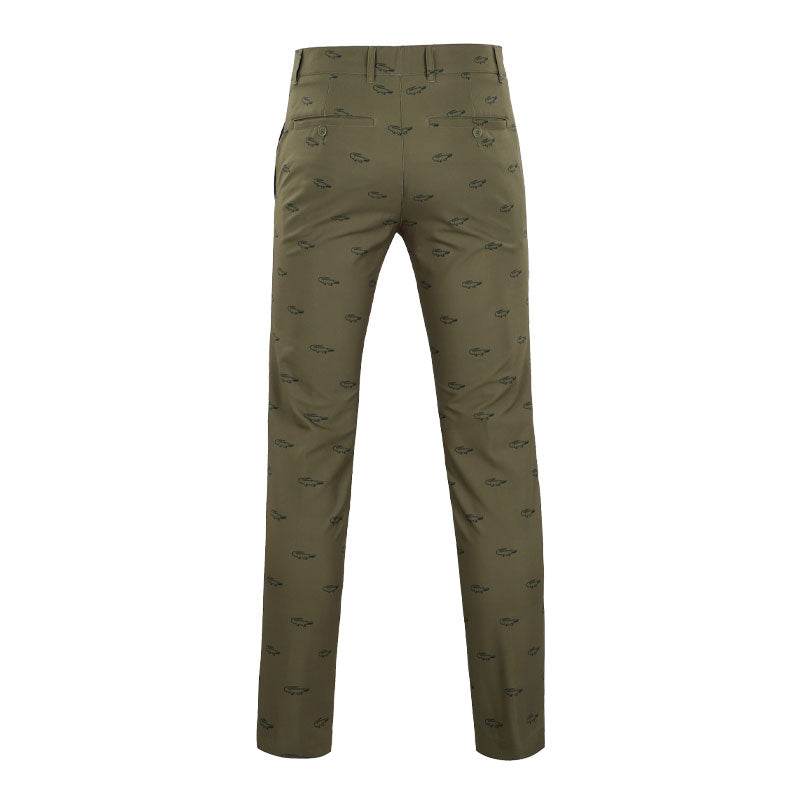 LACOSTE Ultra Dry Slim Fit Men's Pants (Olive)