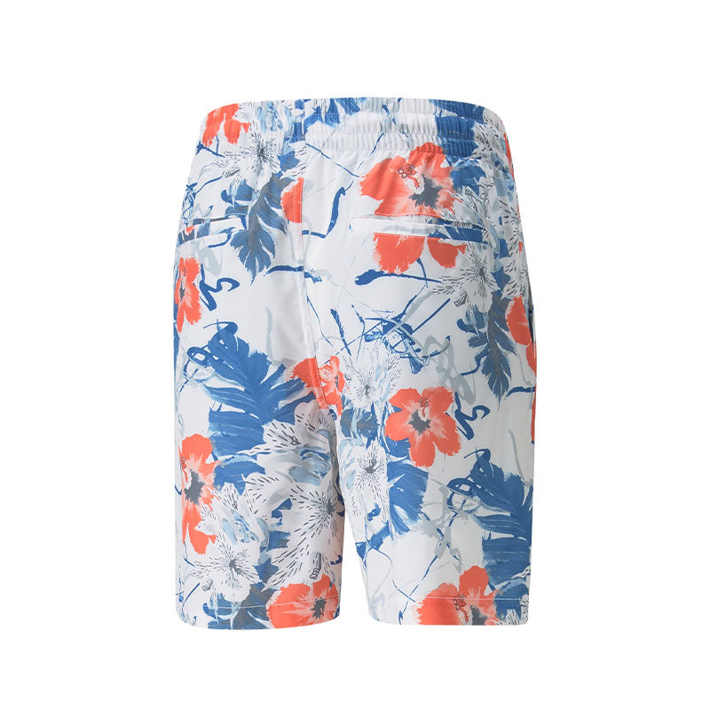 PUMA Nassau Men's Shorts (Bright White/Hot Carol)