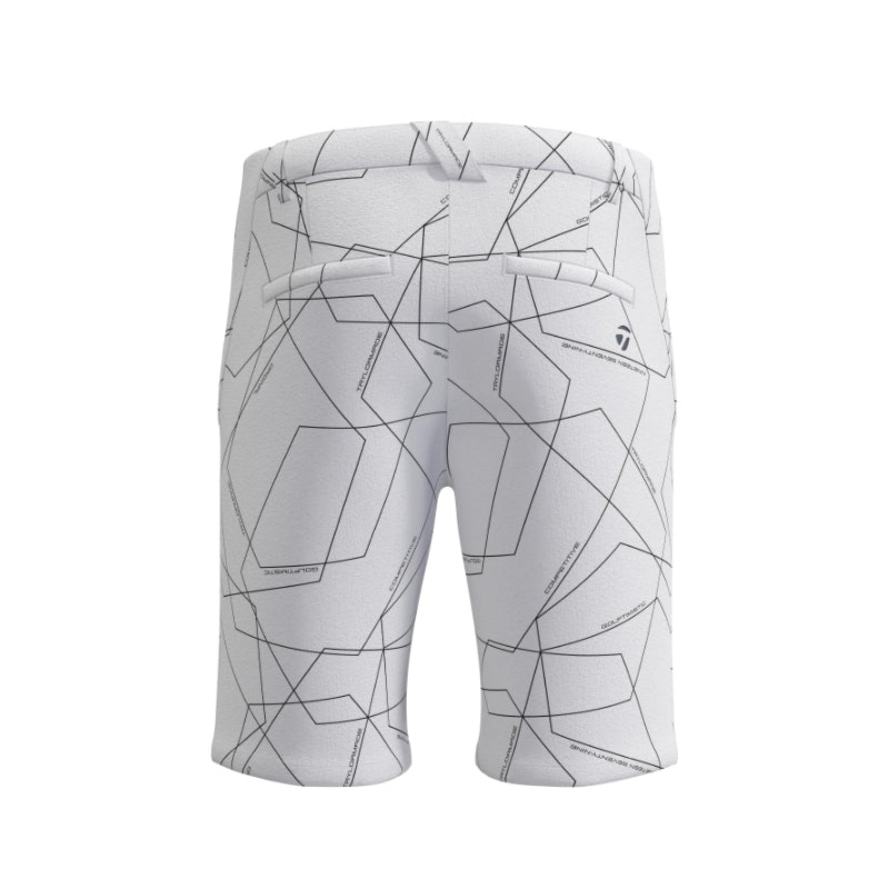 TAYLORMADE Word Graphic Men's Shorts (White)
