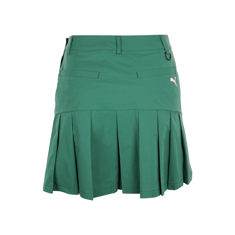 PUMA Woven Pleated Skirt (Vine)