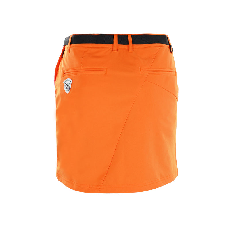 PUMA 4-Way Stretch Swing Cut Skirt (Orange)