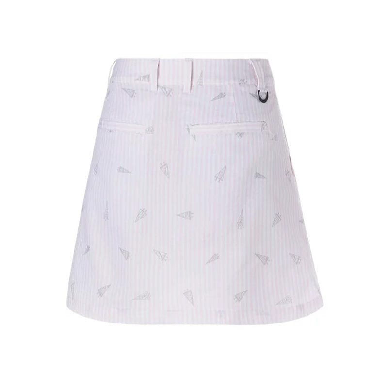 PUMA Flag Printed Seersucker Skirt (Pearl Pink)