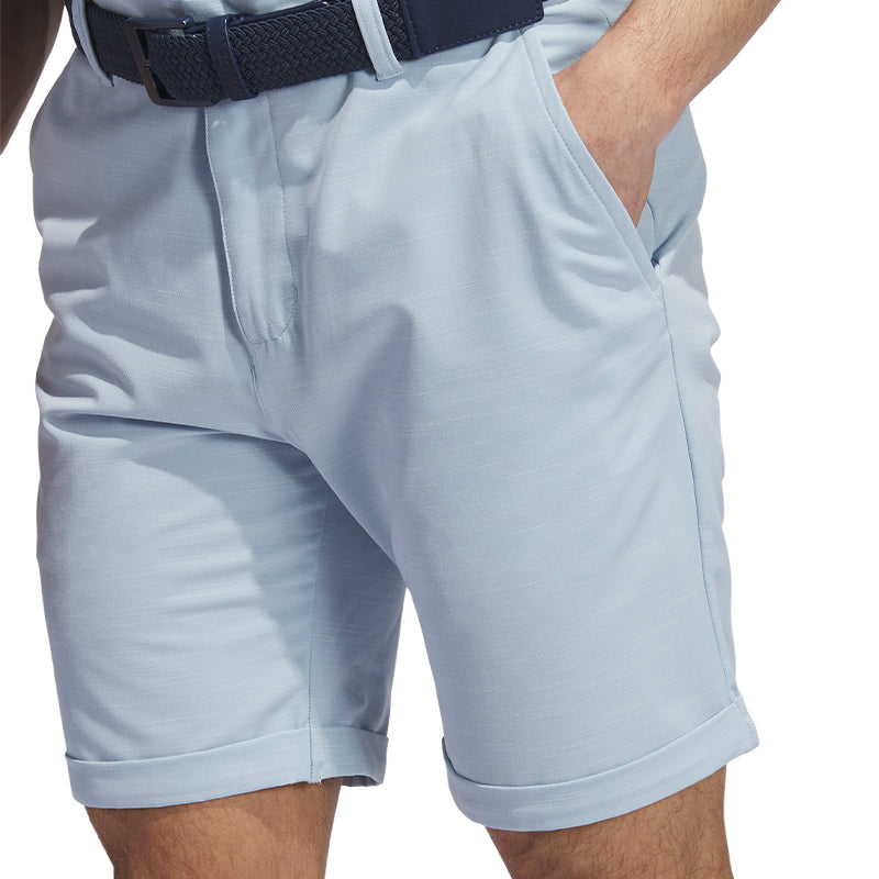 ADIDAS 7.5" Cuffed Texture Men's Shorts (Blue)