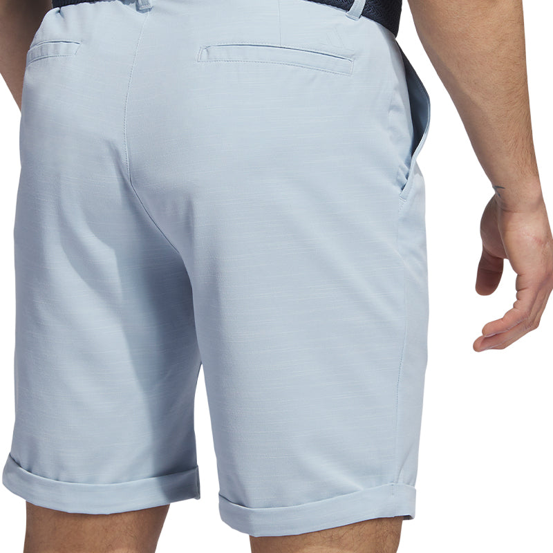 ADIDAS 7.5" Cuffed Texture Men's Shorts (Blue)