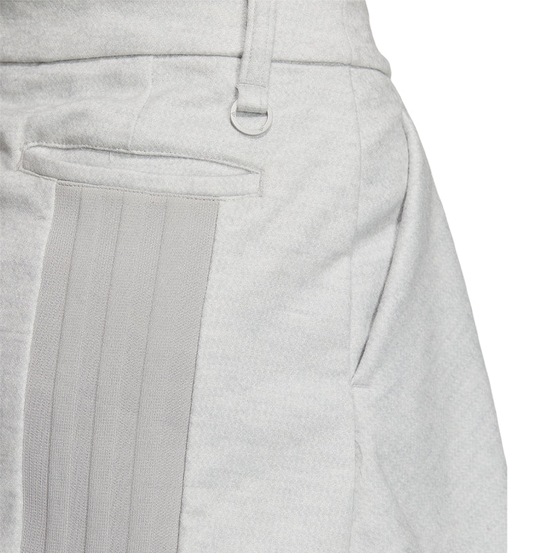 ADIDAS Woolblended Front-Pleated Skirt (White)