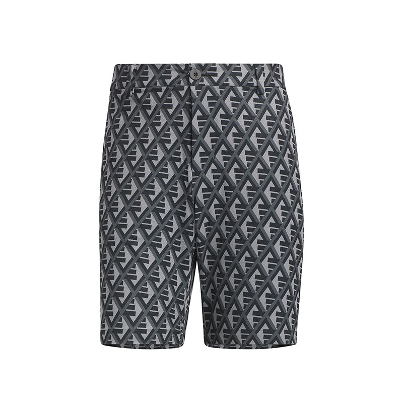 ADIDAS Allover Print 9" Men's Shorts (Black)