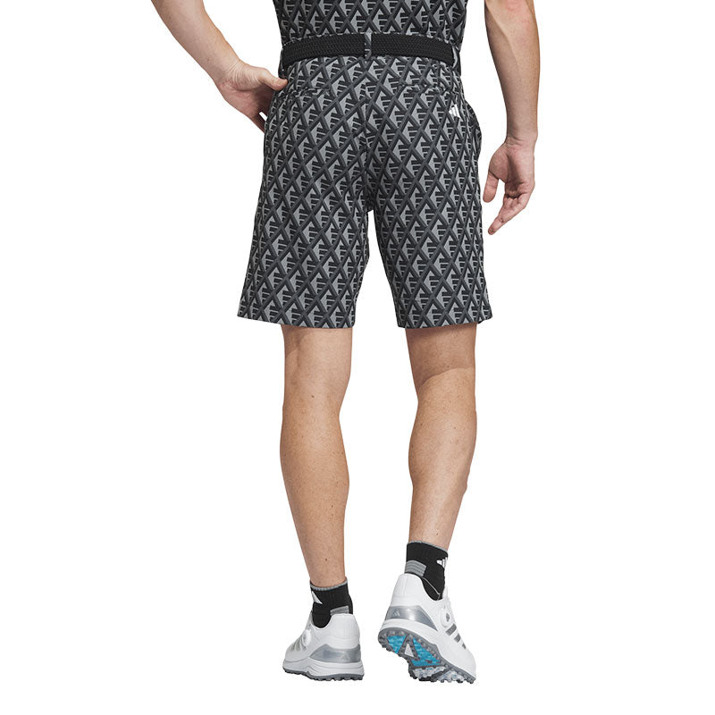 ADIDAS Allover Print 9" Men's Shorts (Black)