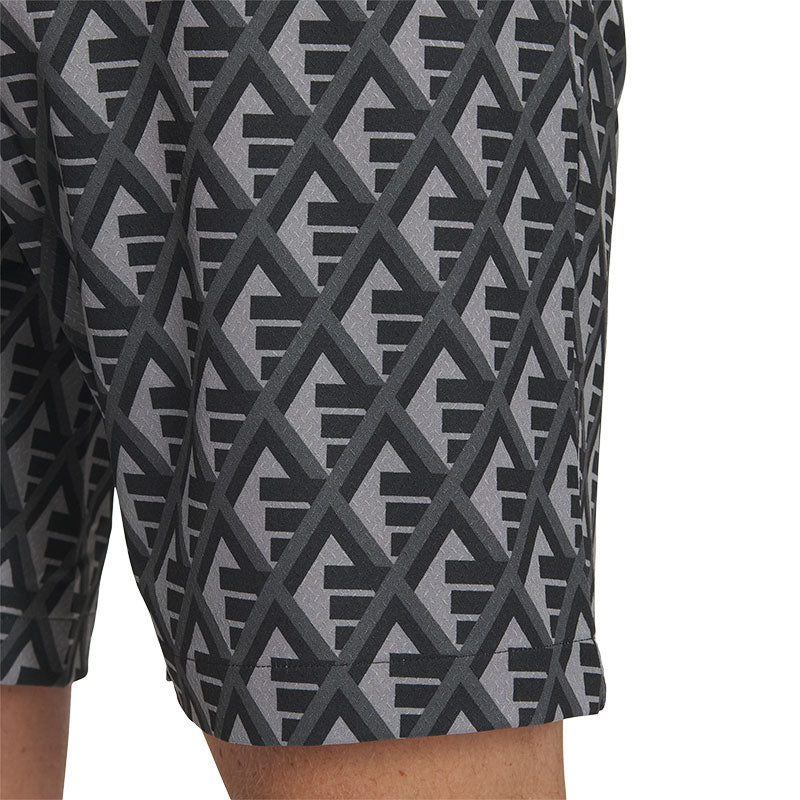 ADIDAS Allover Print 9" Men's Shorts (Black)