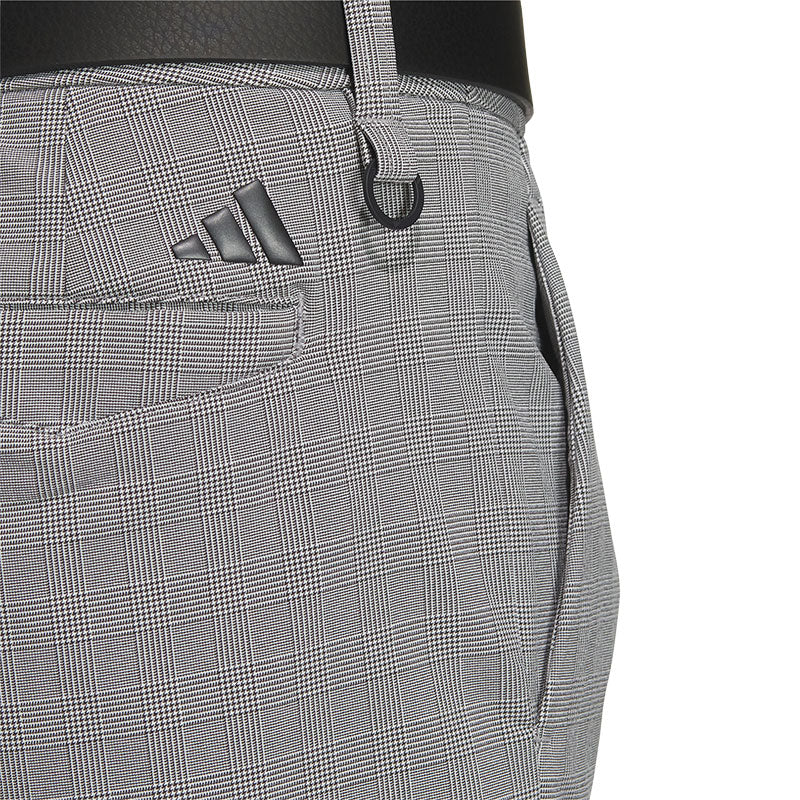 ADIDAS Checked Pattern 5" Women's Shorts (Grey)