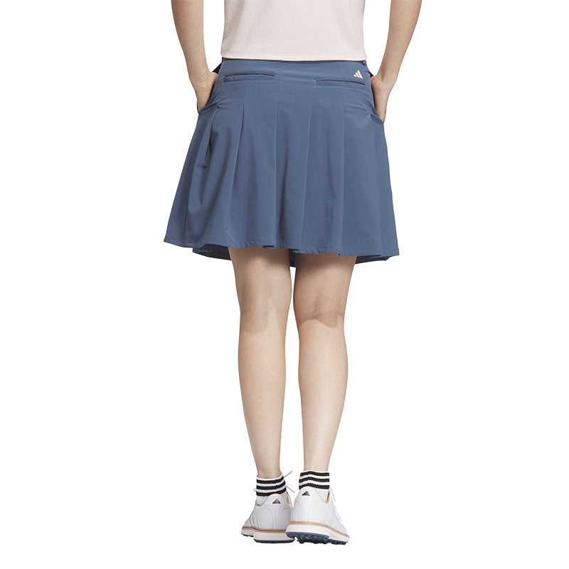 ADIDAS AEROREADY High-Waist Pleated Skirt (Ink)