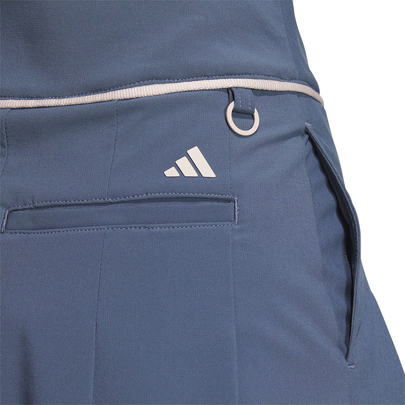 ADIDAS AEROREADY High-Waist Pleated Skirt (Ink)