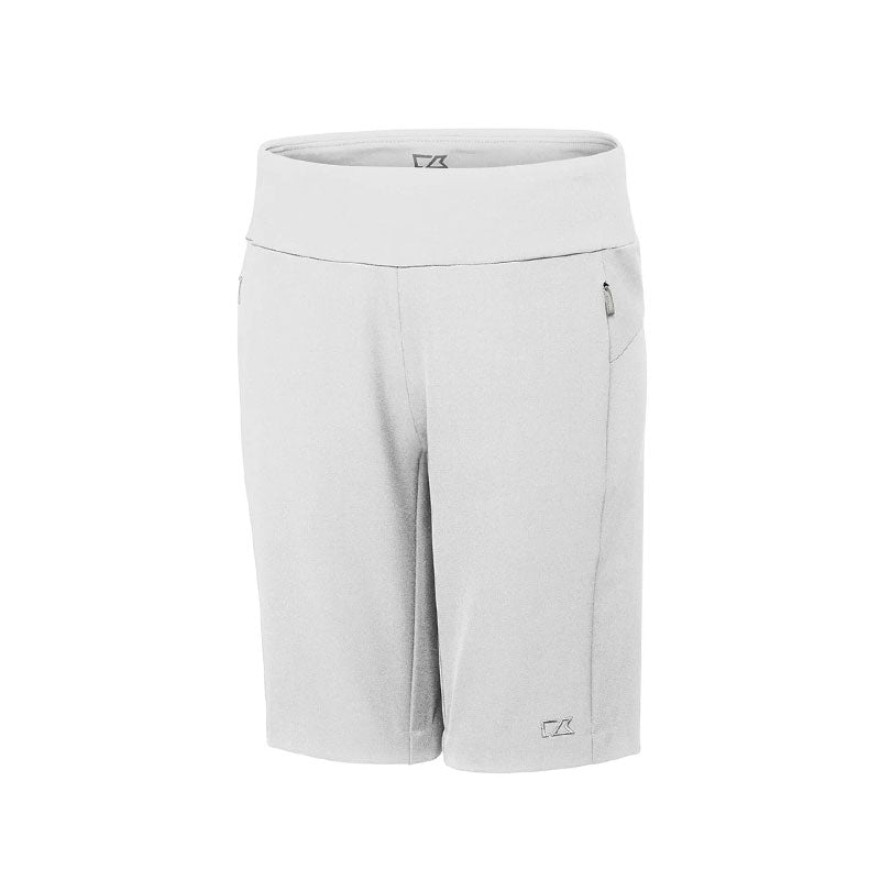 CUTTER & BUCK Pacific Performance Pull On Women?s Shorts (White)