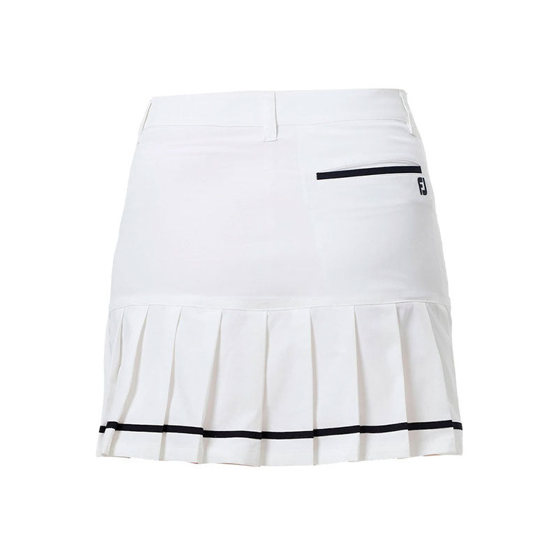 FOOTJOY JP Stretch Pleated Skort (White)