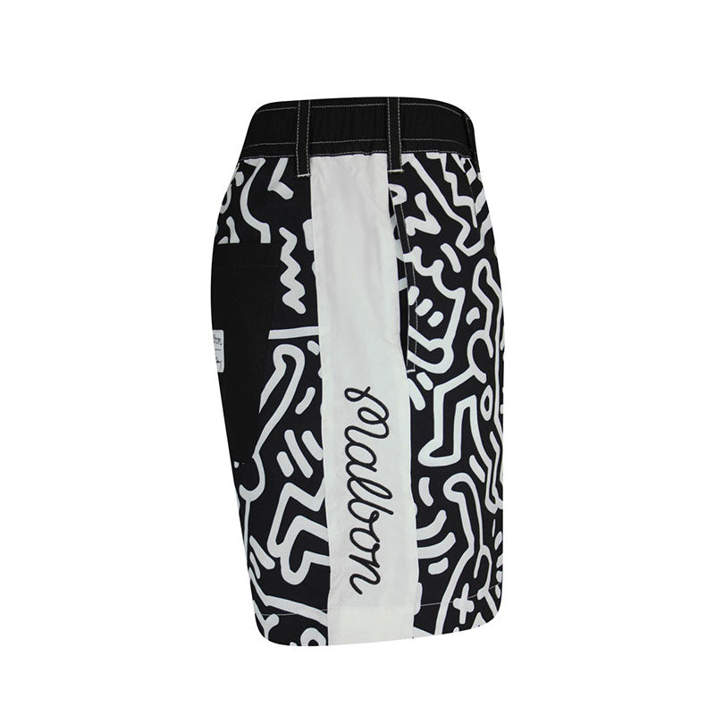 MALBON GOLF x Keith Haring Nylon Men's Shorts (Black)