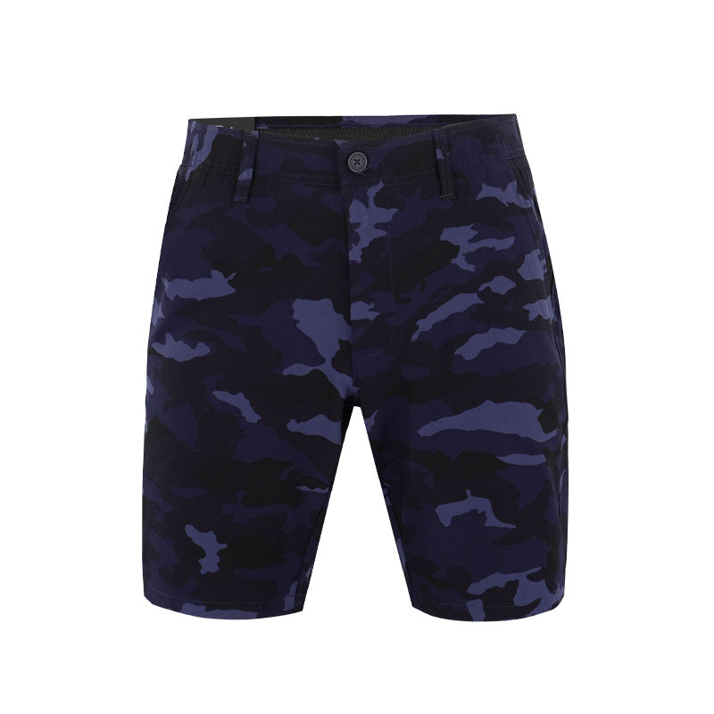 UNDER ARMOUR Drive Printed Men's Tapered Shorts (Midnight Navy)