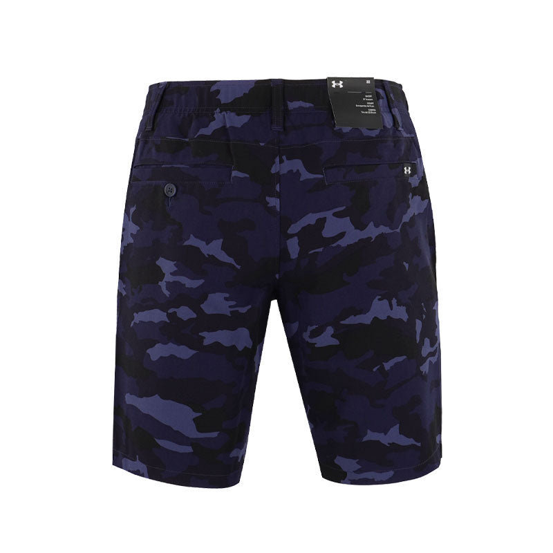 UNDER ARMOUR Drive Printed Men's Tapered Shorts (Midnight Navy)