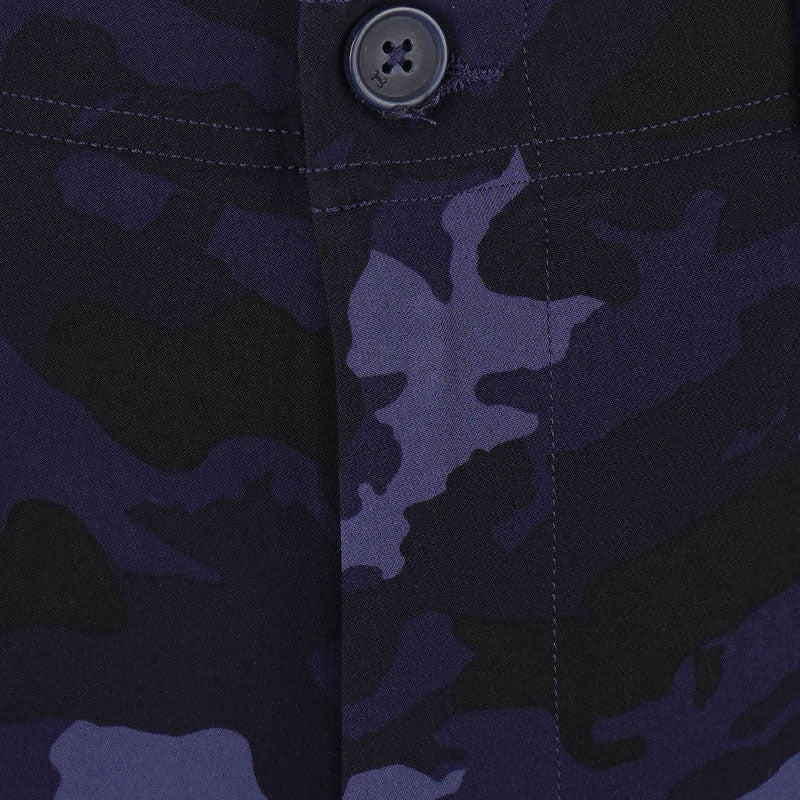 UNDER ARMOUR Drive Printed Men's Tapered Shorts (Midnight Navy)