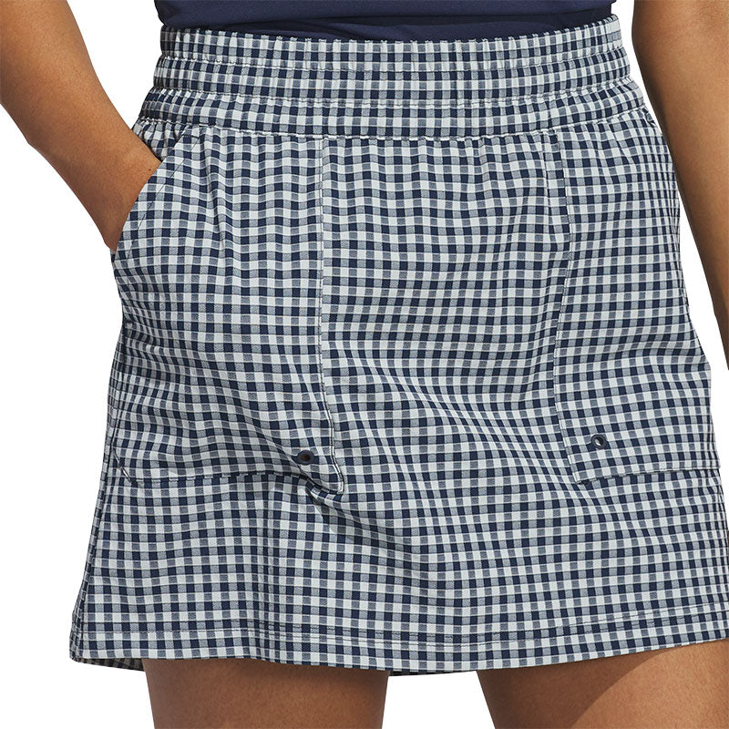 ADIDAS Ultimate365 Gingham Skort (Navy)