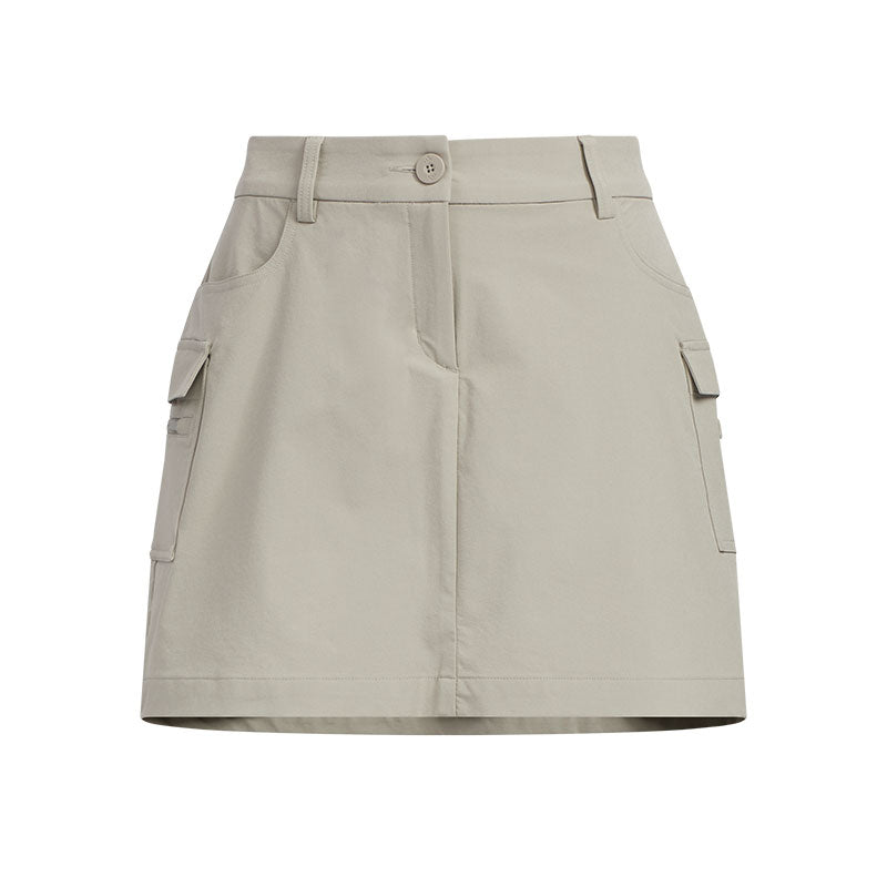 ADIDAS Go-To Women's Pleated Shorts (Beige)