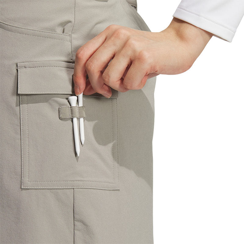 ADIDAS Go-To Women's Pleated Shorts (Beige)