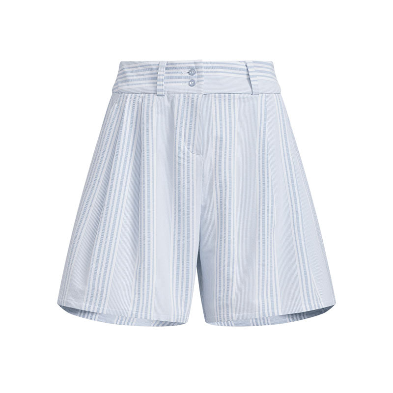 ADIDAS Seersucker 6" Women's Shorts (Blue)