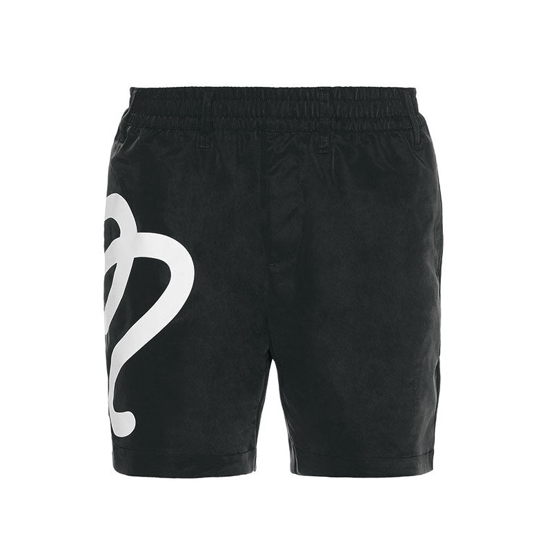 MALBON GOLF Menton Men's Nylon Shorts (Black)