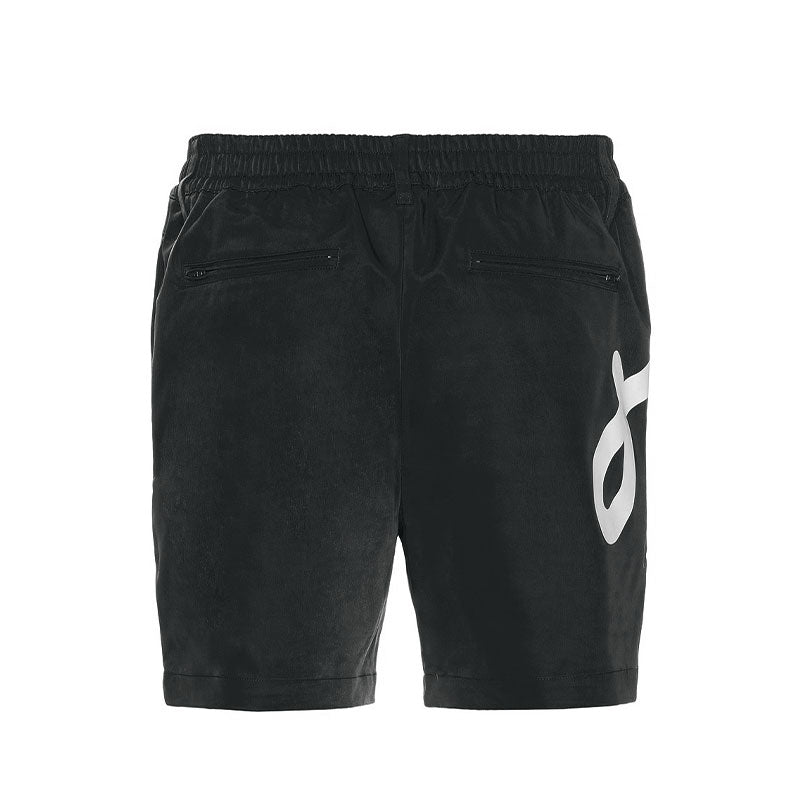 MALBON GOLF Menton Men's Nylon Shorts (Black)