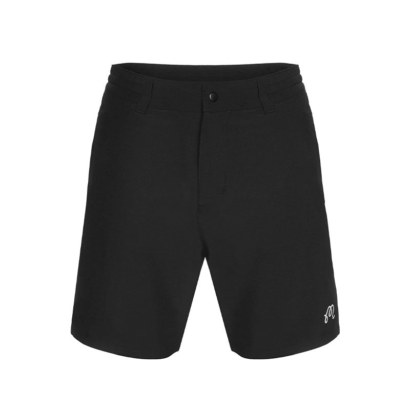 MALBON GOLF 7" Tonino Men's Hybrid Shorts (Black)