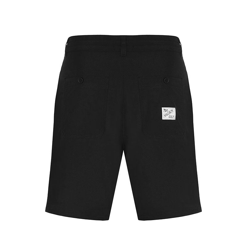 MALBON GOLF 7" Tonino Men's Hybrid Shorts (Black)