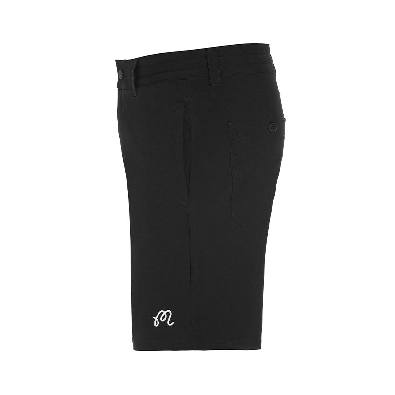 MALBON GOLF 7" Tonino Men's Hybrid Shorts (Black)