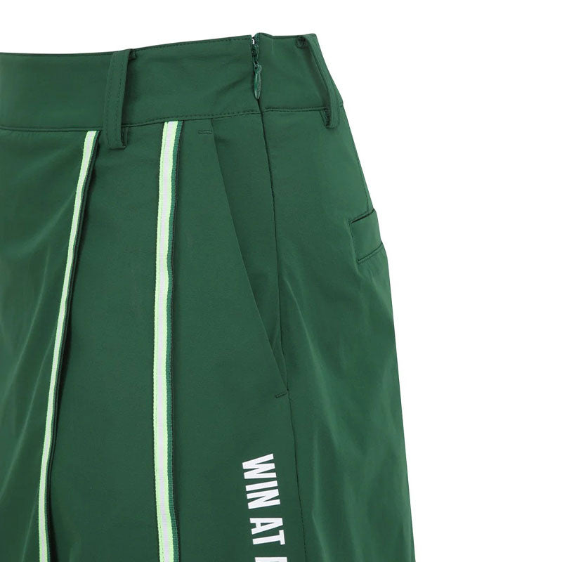 WAAC Athletic Double Wrap Layer Women's Shorts (Green)