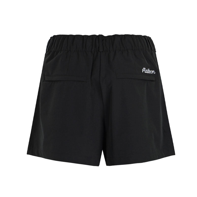 MALBON GOLF Solene Women's Shorts (Black)