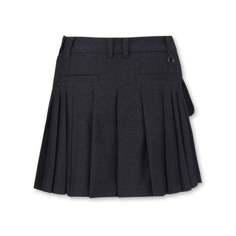 WAAC Denim-Like Pleated Skort (Navy)