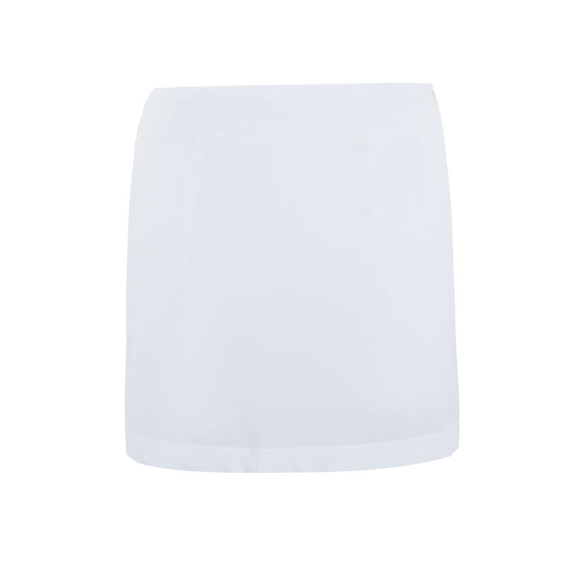 LACOSTE Ultra Dry Golf Skirt with Liner (White)