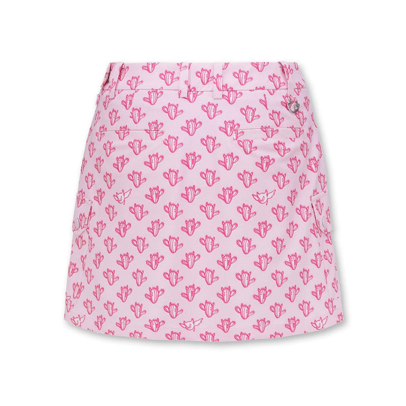 WAAC Athletic Cacti Cargo Skort (Pink)