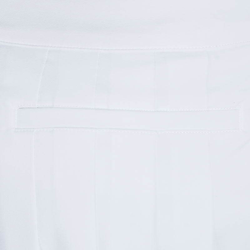 LACOSTE Ultra Dry Golf Skirt with Liner (White)
