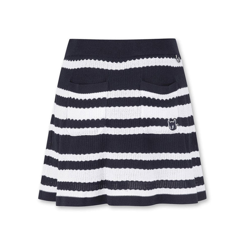 WAAC Multi Stripes Knit Skort (Navy)