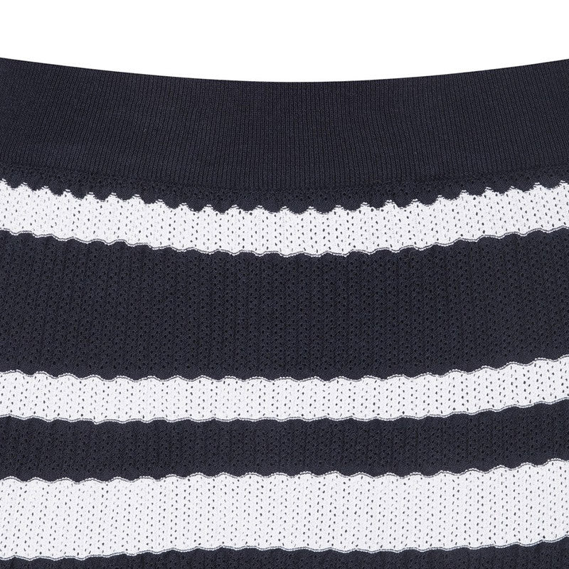 WAAC Multi Stripes Knit Skort (Navy)