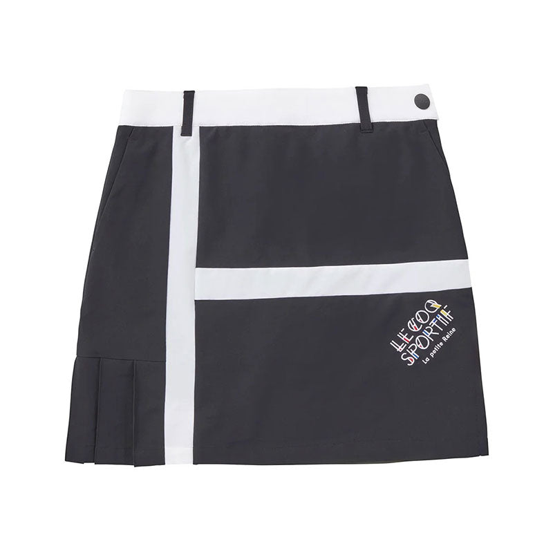 LE COQ SPORTIF GOLF Pattern Pleated Skort (Black)
