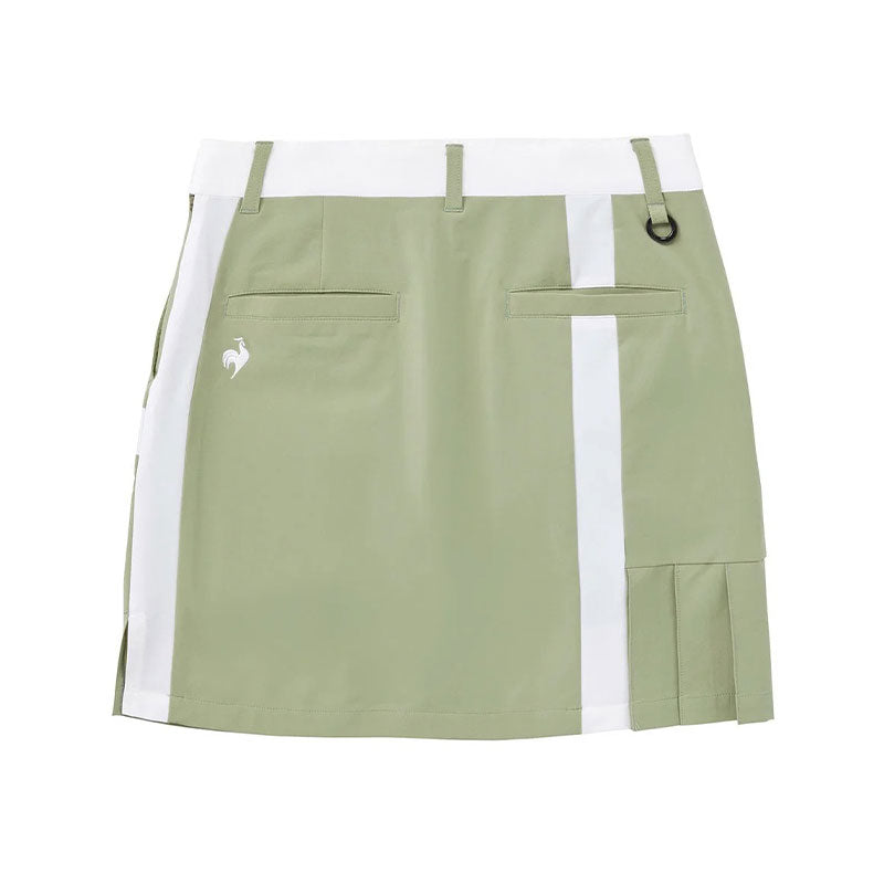 LE COQ SPORTIF GOLF Pattern Pleated Skort (Khaki)