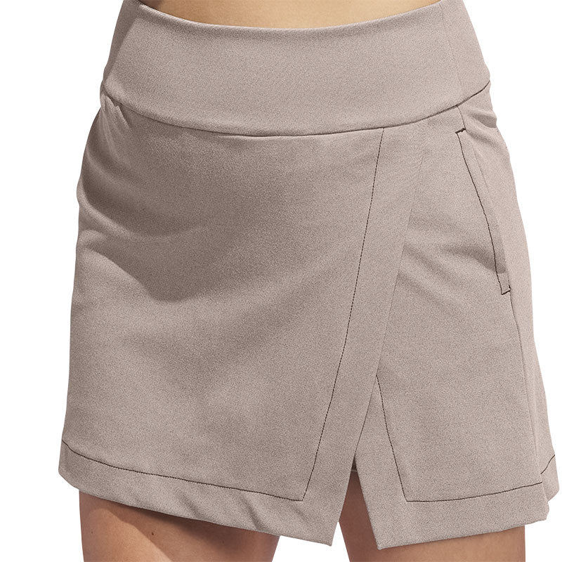 ADIDAS Ultimate365 Faux Wrap Skort (Taupe)