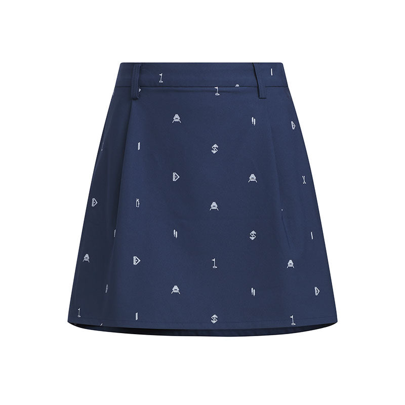 ADIDAS Monogram Skirt (Navy)