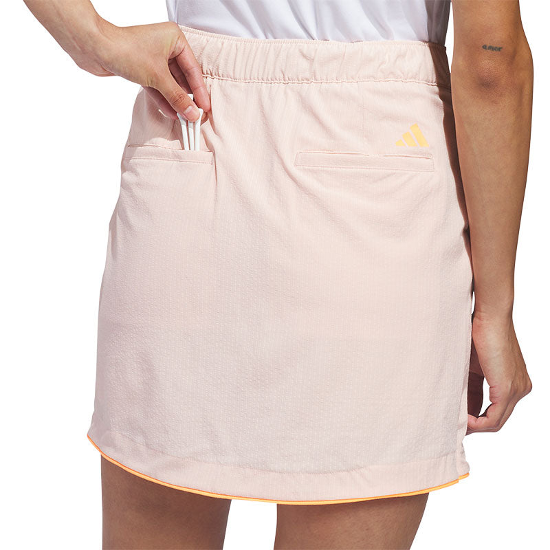 ADIDAS Ultimate365 Seersucker Skort (Pink)